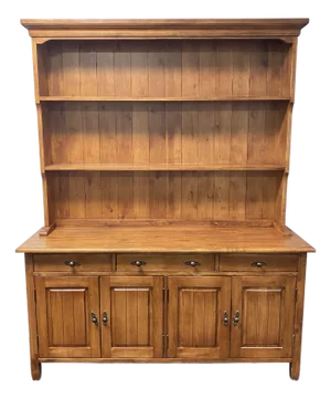 Beautiful Wood Sideboard Hutch Cupboard