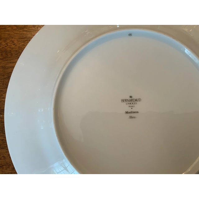 French Bernardaud Madison Platinum Dinner Plate For Sale - Image 3 of 6