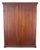 Primitive Antique American Victorian Poplar Closet Cupboard Linen Press Cabinet For Sale