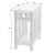 Transitional Larina 1 Drawer Shaker Side Table, Light Brown For Sale - Image 3 of 7