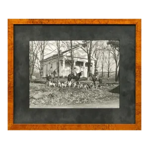 1930s Millbrook Fox-Hunt Framed Photo