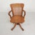 Oak Office Chair with Adjustable Spring System and Height Adjustment, 1950s For Sale - Image 14 of 18