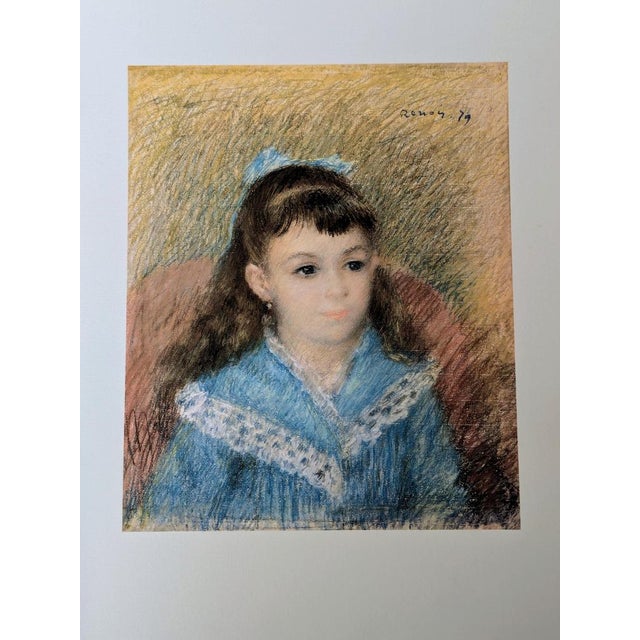 1980s Pierre-Auguste Renoir, Portrait of a Girl, Lithograph For Sale - Image 5 of 5