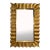Gold Murano Glass "Zig Zag" Mirrors For Sale