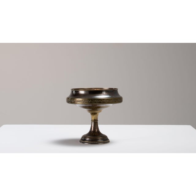 Brass 1920s France Art Deco Brass Metal Serving Piece For Sale - Image 8 of 15