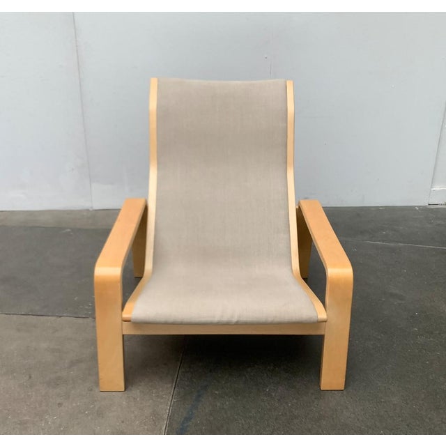 Set of Mid-Century Pulkka Lounge Chair with Ottoman by Ilmari Lappalainen for Asko, Finland, 1960s For Sale - Image 13 of 18