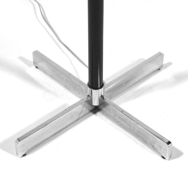 Italian Triennale Three-Arm Floor Lamp with X Base For Sale In Chicago - Image 6 of 10