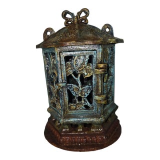 Antique Japanese Cast Iron Tea Garden Lantern. For Sale