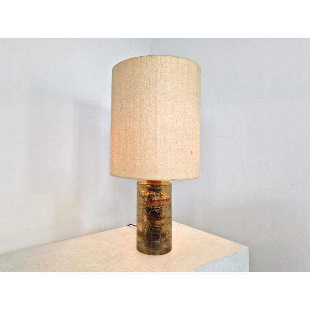Copper Vintage Resin and Copper Lamp, 1970s For Sale - Image 8 of 12