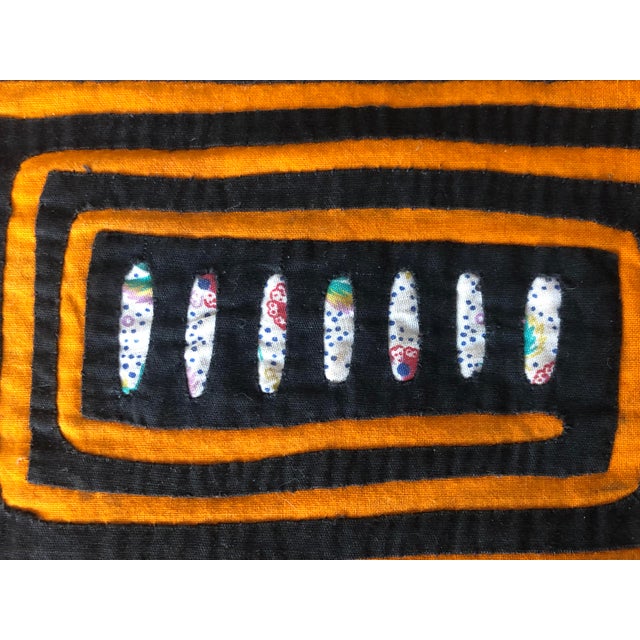 Vintage Mola Cloth Textile Folk Art Panel | Chairish