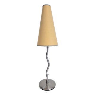 Vintage Squiggle Antimon Zigzag Table Lamp from Ikea, 1996 For Sale