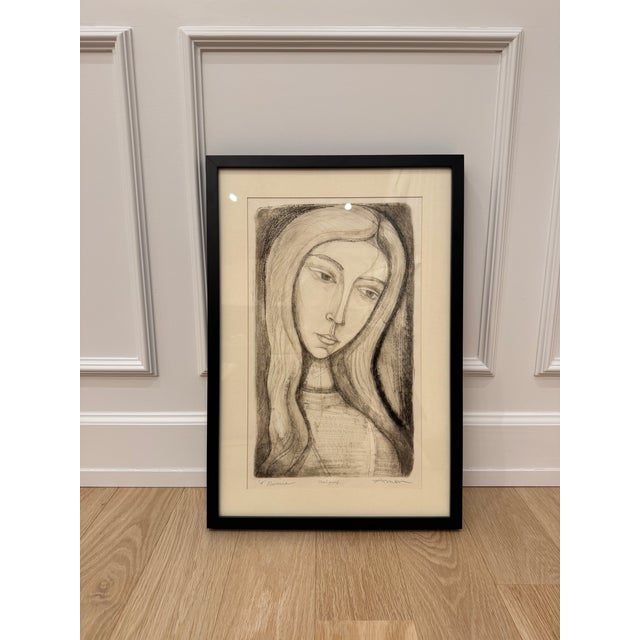 Discover a rare moment in the creative process of master printmaker Irving Amen (American, 1918–2011). Titled "Reverie,"...