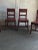 Wood Antique Painted Wooden Dining Chairs, Set of 4 For Sale - Image 7 of 12