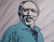 Blue "Anthony Quinn - Zorba" Portrait by Clayton LeFevre (American 1921-2012) -"The Artist of the Stars!" Huge 3 Feet by 3 Feet From His Coveted "100 Club" For Sale - Image 8 of 12