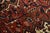 1990s Heriz Rug 7’8” X 10’6” Red Wool Vintage Tribal Hand-Knotted Oriental Carpet For Sale - Image 5 of 15