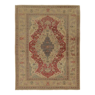 Antique Turkish Medallion Rug With Stately Medallion & Ornate Vinery - Rug & Kilim For Sale