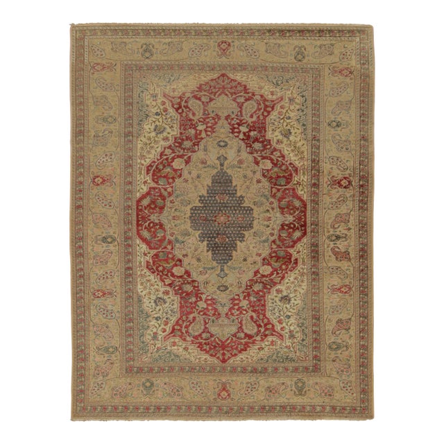 Antique Turkish Medallion Rug With Stately Medallion & Ornate Vinery - Rug & Kilim For Sale