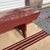 Antique Pennsylvania Mortised Bench in Old Red Paint, Lancaster County, Circa 1860s A wonderful long antique bench from...
