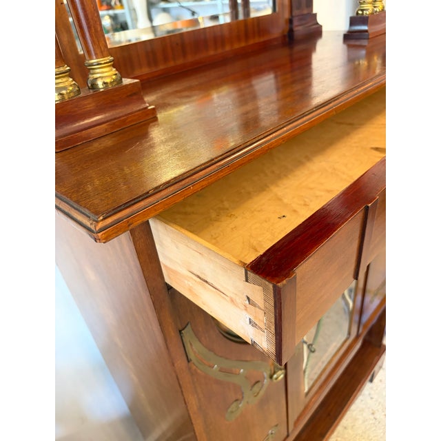 Early 20th Century Art Nouveau Display Cabinet attributed to Julius Groschkus, Berlin, Germany, 1900s For Sale - Image 5 of 7