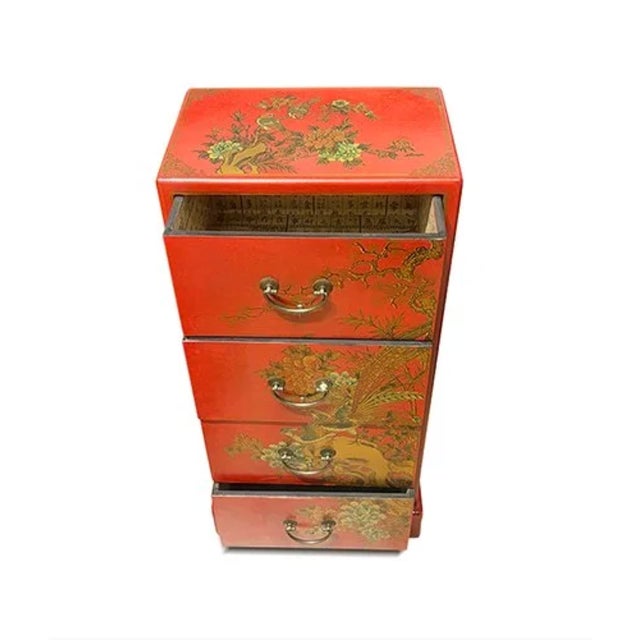 1980s 1980s 4 Drawers Shanxi Motifs Stand For Sale - Image 5 of 7