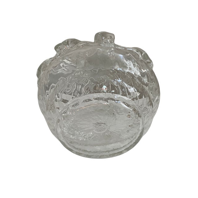 Late 19th-Century Hand-Blown Applied Glass Bride’s Bank Crown Flower Frog For Sale - Image 4 of 6