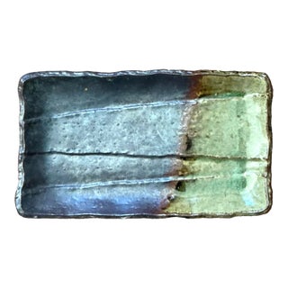 Vintage Boho Studio Pottery Platter For Sale