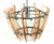 Vintage Pink and Green Art Glass Chandelier, Italy, 1970s For Sale - Image 4 of 5