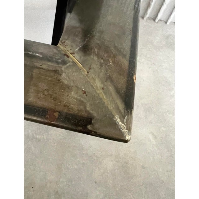 Loveseat in Steel and Upholstery, Netherlands, 1980s For Sale - Image 6 of 9
