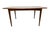 1960s Mid-Century Modern Brasilia Style Walnut Dining Table - Refinished! For Sale - Image 5 of 7