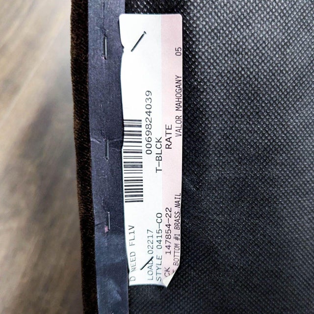 Brown Pottery Barn Tufted Brown Velvet Lounge Chair For Sale - Image 8 of 8