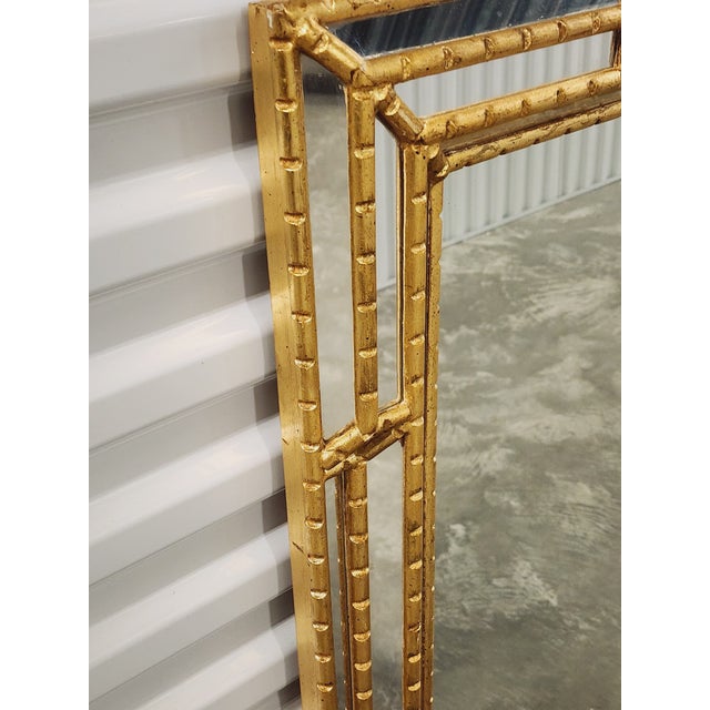 Vintage Italian Giltwood Mirror For Sale - Image 4 of 11