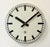Industrial Acrylic Glass Station Wall Clock from Tn, 1960s For Sale - Image 17 of 17