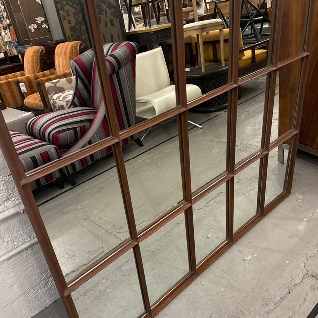 Restoration Hardware Palladian Arched Windowpane Mirror For Sale - Image 11 of 12