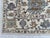 Oushak Handmade Wool Rug With Ivory and Blue Floral Pattern For Sale - Image 4 of 5