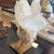White A Quartz Crystal on Golden Stand - B For Sale - Image 8 of 10