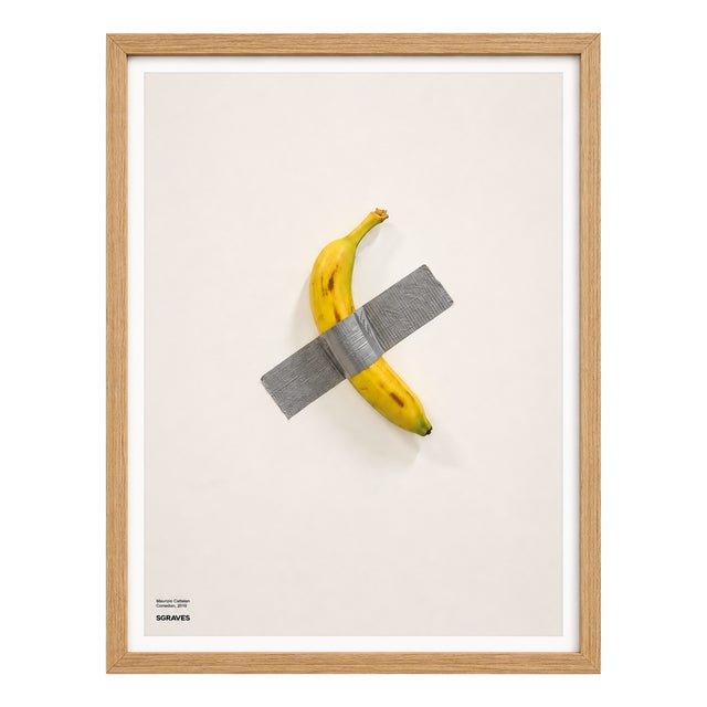 Maurizio Cattelan, Comedian, 2019, Paper, Framed For Sale