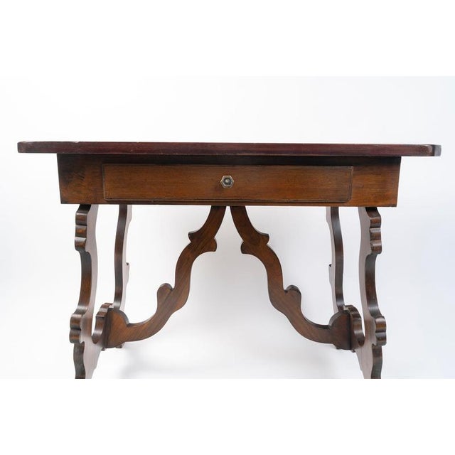 Desk Table with One Drawer For Sale - Image 4 of 8