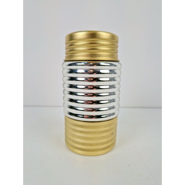 Vintage German Glass and Aluminum Thermos, 1950s For Sale - Image 9 of 9