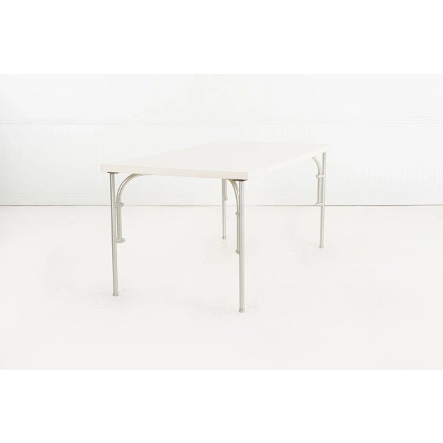 White Warren McArthur Occasional Table, 1933 For Sale - Image 8 of 13