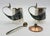 1970s Wolmar Castillo "Peacock" Creamer, Sugar Pot & Ladle W/ Malachite & Lapis Inlay For Sale In Los Angeles - Image 6 of 18