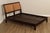 Quality Solid Wood Bed Frame With Caned Headboard
