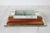 Mid-Century Modern Vintage Square Wood & Mirror Ashtray or Trinket Tray For Sale - Image 3 of 12