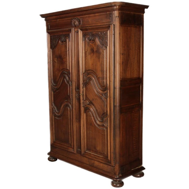 Baroque Antique Baroque Cabinet in Walnut, 1880 For Sale - Image 3 of 18