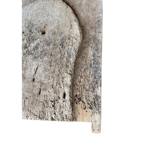 Early 20th Century Batak Carved Wooden Tribal Door, Sumatra, Indonesia For Sale - Image 6 of 7