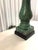 Asian Monumental Baluster Style Green Glazed Asian Table Lamp For Sale - Image 3 of 7