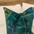 Green Handmade Adire (Tie-Dye) Decorative Throw Pillow Cover For Sale - Image 6 of 7