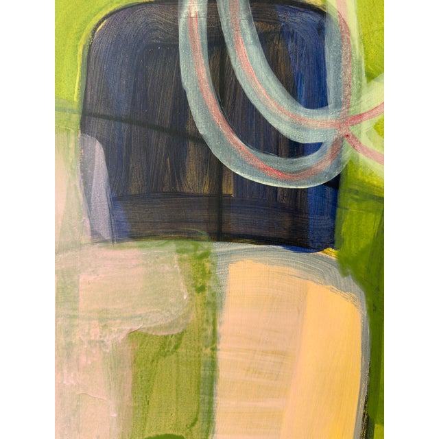 Paper Five Studies in Balance Acrylic Painting For Sale - Image 7 of 9