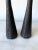 Metal Pair of Hand-Forged Iron Candlesticks by Luis Marquez For Sale - Image 7 of 8