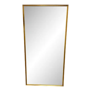 Early 20th Century Italian Brass Wall Mirror