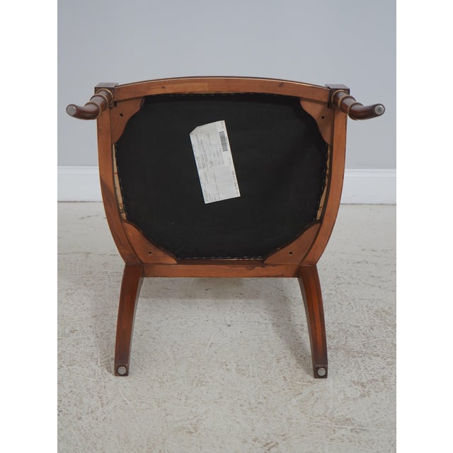 Pair Hickory Chair Regency Style Mahogany Armchairs For Sale - Image 17 of 18